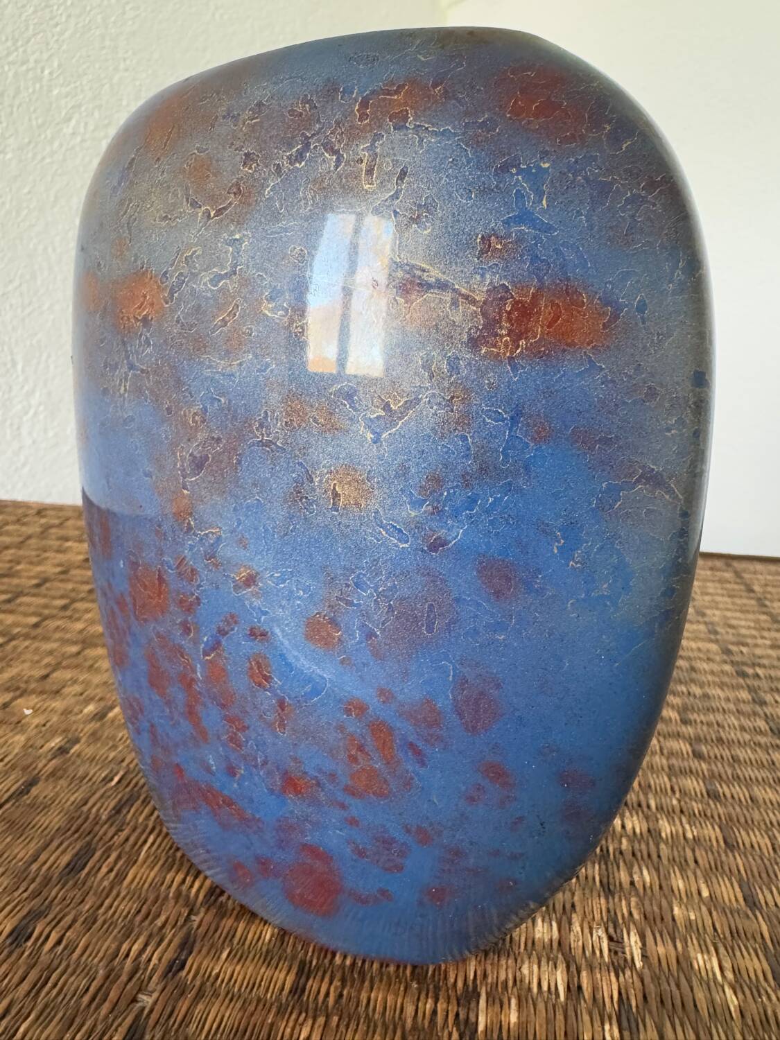 Small Art Deco powdered ceramic vase
