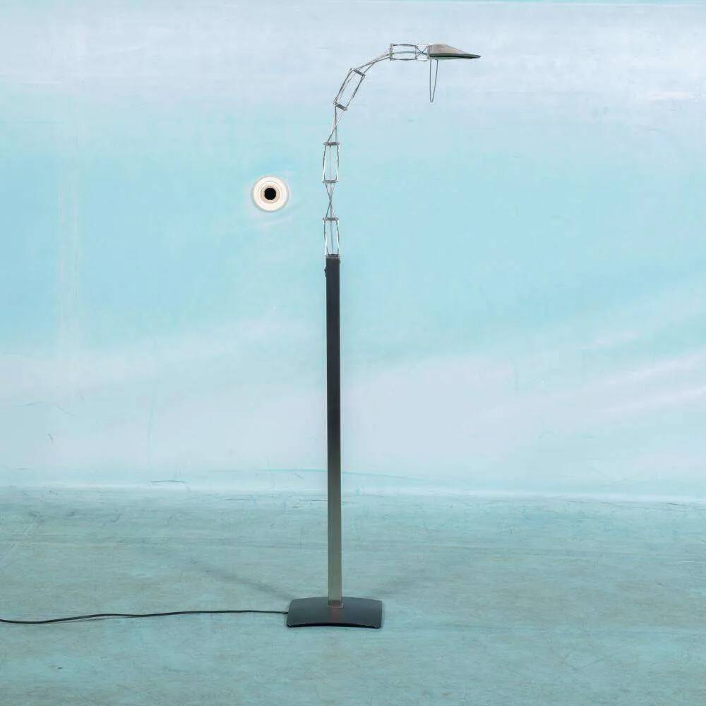 Postmodern Lumina floor lamp, minimalist Italian design lamp.