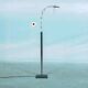 Postmodern Lumina floor lamp, minimalist Italian design lamp.