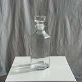 Octagonal glass carafe with stopper, Luminarc France brand