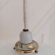 Opaline hanging lamps