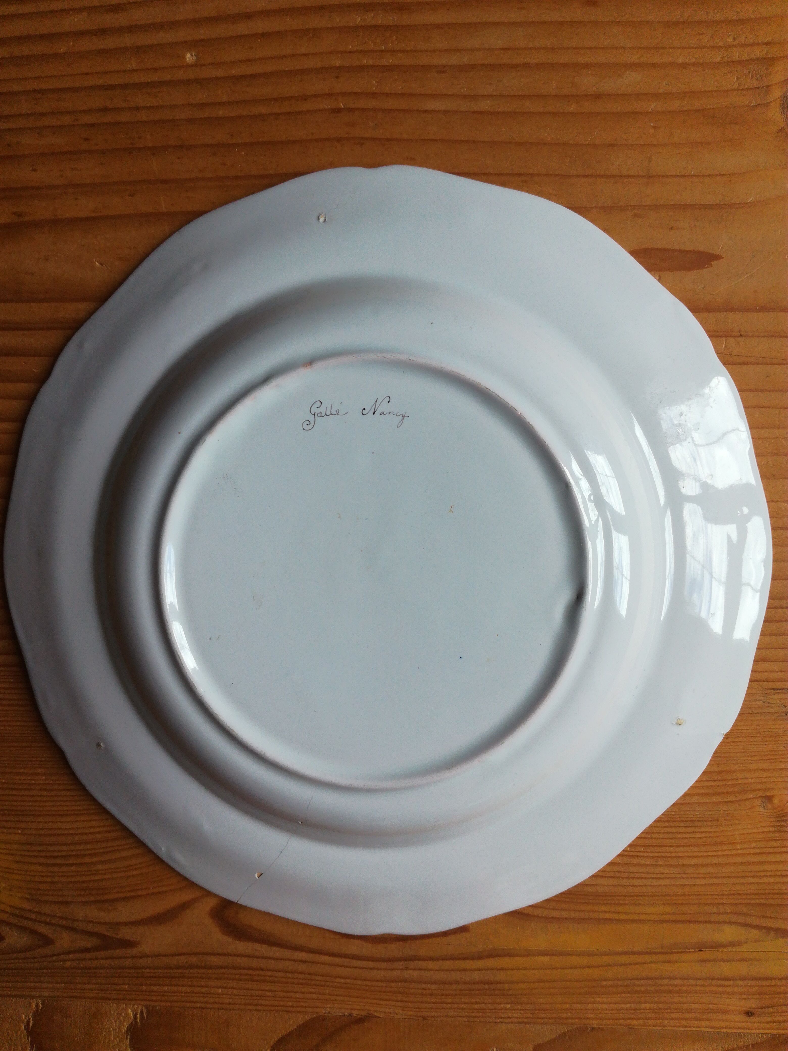 Emile Galle plate