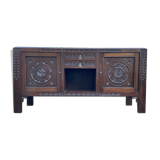 Enfilade buffet art deco brutalist furniture Morocco style dudouy