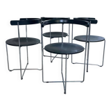Set of 4 foldable chairs 'Soley', V. Hardarson for Kusch & Co, 80s