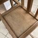 Old wooden entrance coat rack