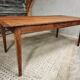 Antique dining table, rural oak table 90 x 200 cm