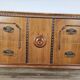 1980s chest of drawers with marble top and four drawers