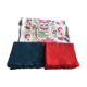 Indian tablecloth in 100% rectangular cotton sold with 16 plain towels