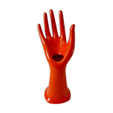 Vase soliflore hand baguier vintage