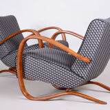 Paire de fauteuils Art Déco H269 par Up Závody, conçus par Halabala 1930