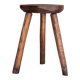 Vintage stool, wooden stool, tripod stool, brutalist, plant holder