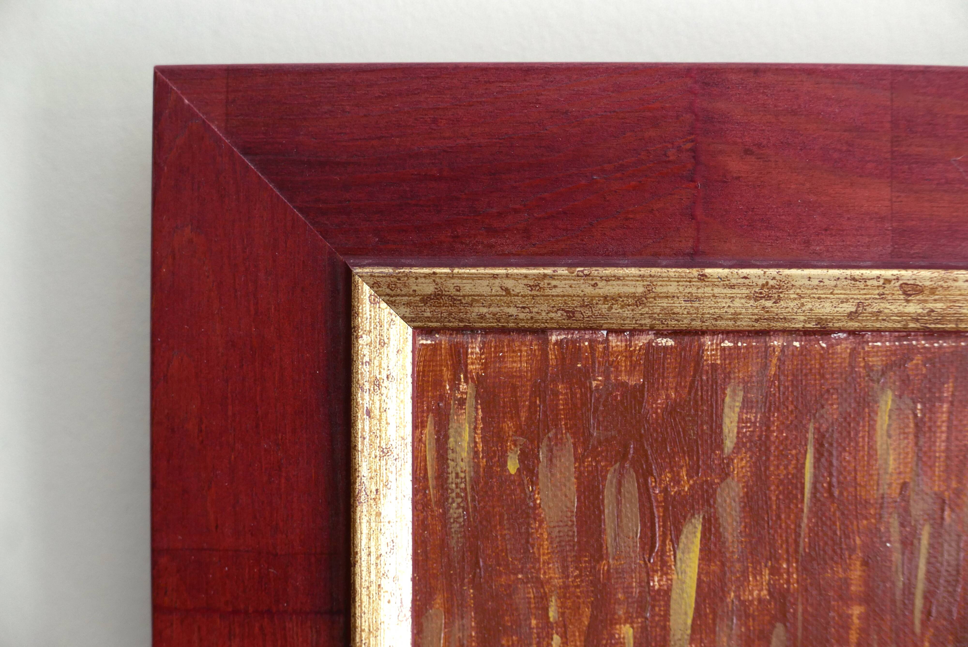 Painting, still life painting with vases, 70s