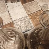 Pair of crystal decanters
