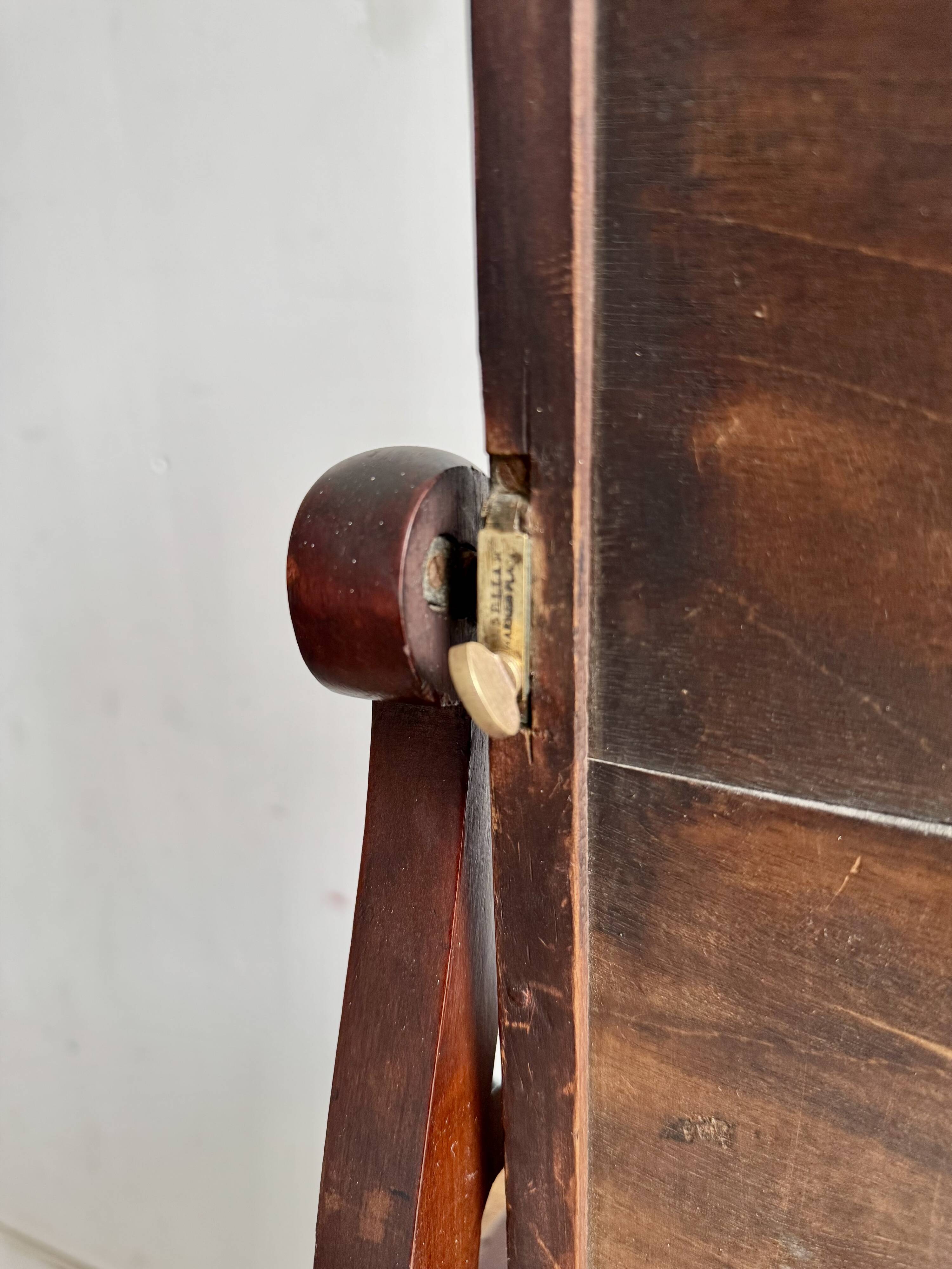 Victorian Mahogany Vanity Mirror