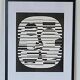 Victor vasarely silkscreen after the work zeta 1955
