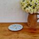 Sky blue cast iron trifle
