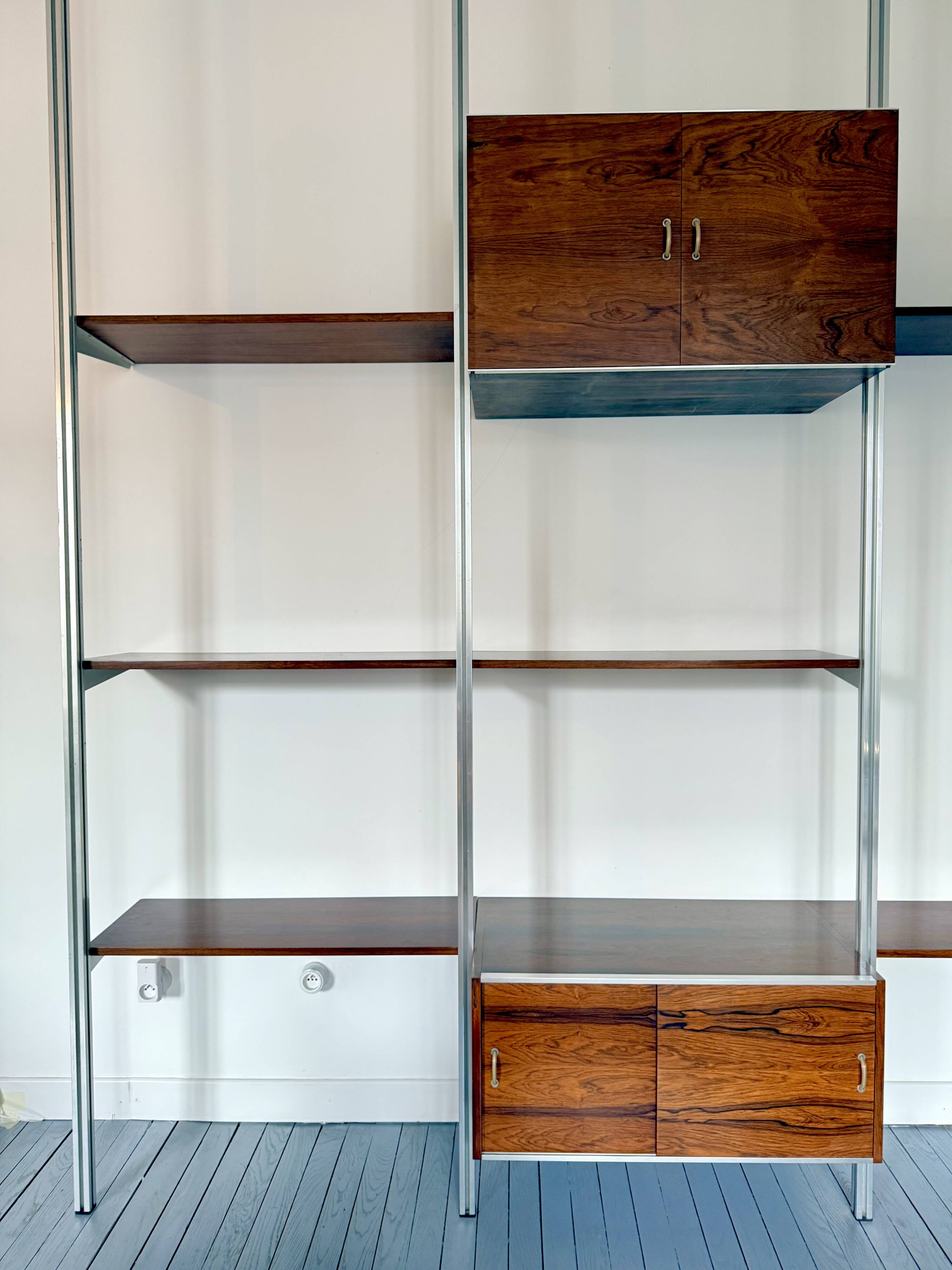 Modular bookshelf George Nelson & Associates OMNI system
