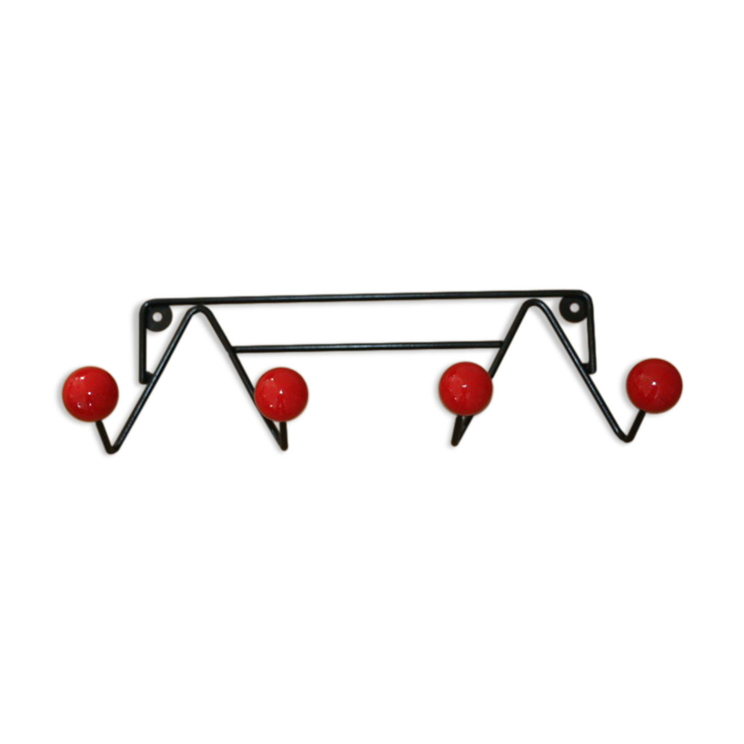 Patère 4 50s red balls