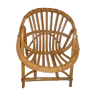 Shell rattan armchair  1960/1970