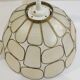 Vintage mother-of-pearl pendant light – Geometric style, 70s