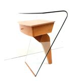 Beautifully designed vintage Italian design television cabinet from the 1970s