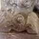 Pair of Foo Dog bookends in sculpted steatite.