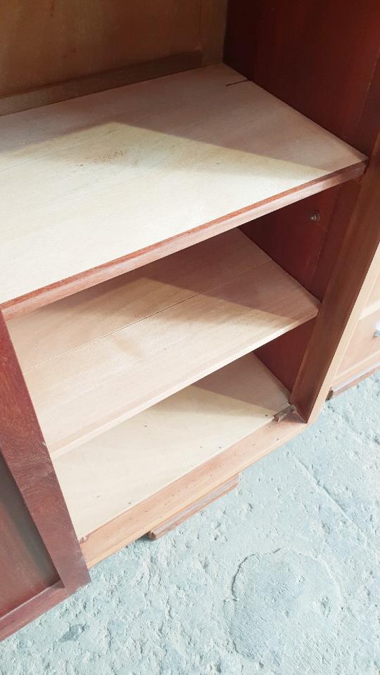 Vintage asymmetrical wardrobe