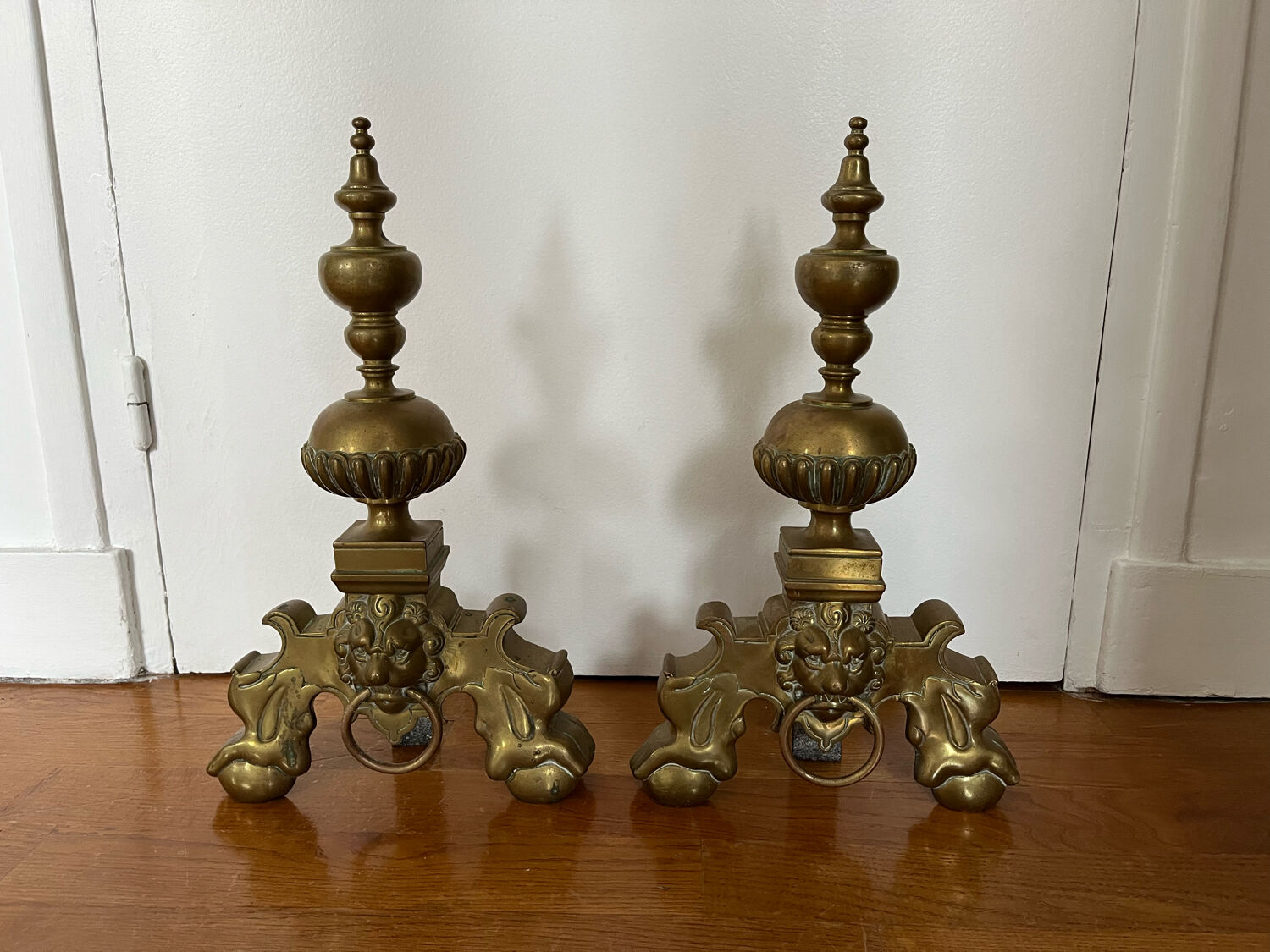 Pair of antique chenets