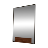 Grand miroir vintage italien à facettes – pièce décorative unique
