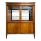 Louis XVI style cherry wood display case