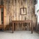Art Deco table in solid oak (renovated)