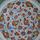 Islamic art enamel metal dish