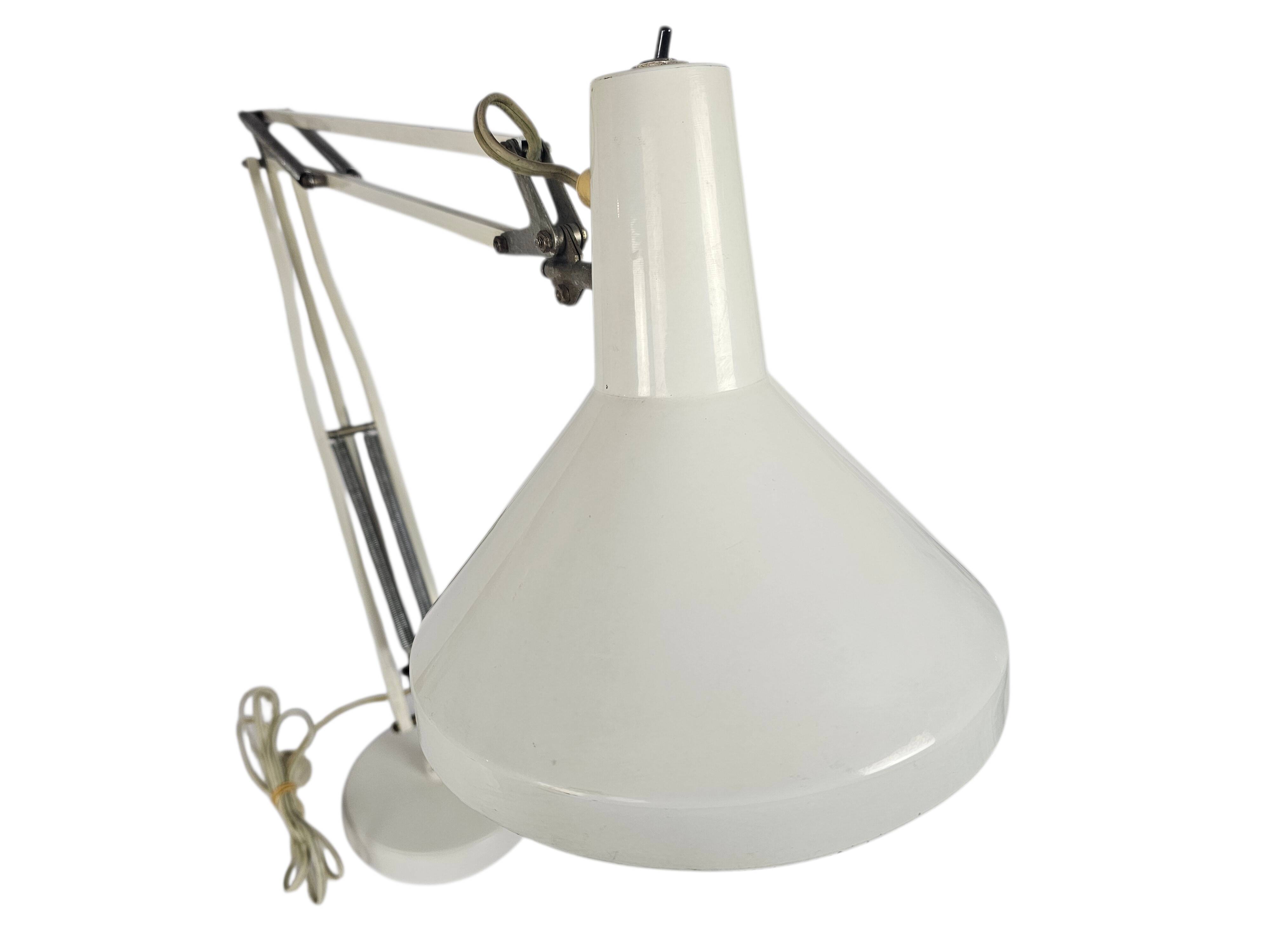 Hala Zeist - Lampe architecturale - Applique murale - Busquet - Blanc cassé - Années 1960