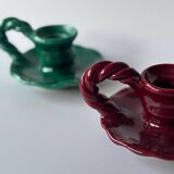 Ceramic candle holders
