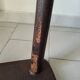 Antique tripod milking stool in solid wood – rustic & patina