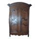Transition wardrobe in 18th century walnut