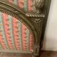 Louis XVI style bed in patinated beech, 20th century