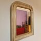 Miroir style Louis Philippe shabby chic 55 x 45 cm