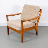 Vintage teak lounge chair by Juul Kristensen, 1960s