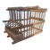 Old wooden bird transport cage