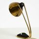 Rare large Mid Century Modern brass table lamp with beautiful patina