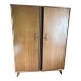 Armoire vintage années 50 en acajou – style scandinave