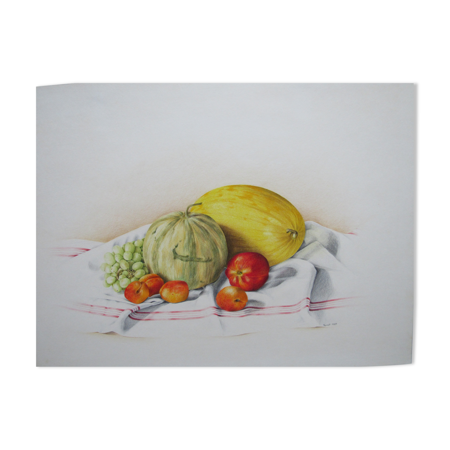 Still life pencil colors