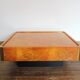 Table basse en loupe de bois pour Mario Sabot