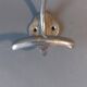 Hat hook in silver-plated brass 1940.