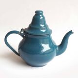 Enameled sheet metal teapot