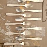 12 solid silver forks