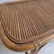Vintage coffee table in rattan and cane – 1960s/70s