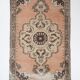5x8 Vintge Peach & Brown Persian Vintage Rug, 140x247Cm