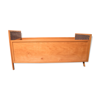 Vintage children's bed, with 140x60 mattress - ase